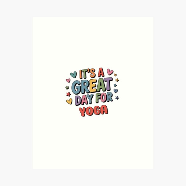 Item preview, It's a Great Day for Yoga - Funny Yoga Lover designed and sold by Watsonarts.