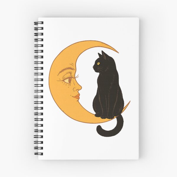 Item preview, Mystic Black Cat & Crescent Moon – Witchy Celestial Art designed and sold by SupplyCode.