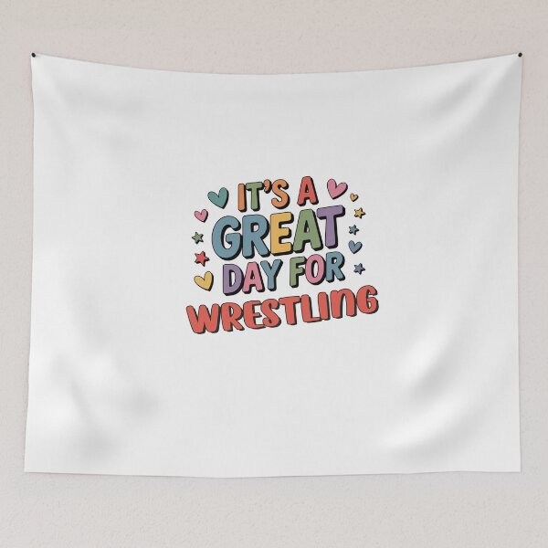 Item preview, It's a Great Day for Wrestling - Funny Wrestling Lover designed and sold by Watsonarts.