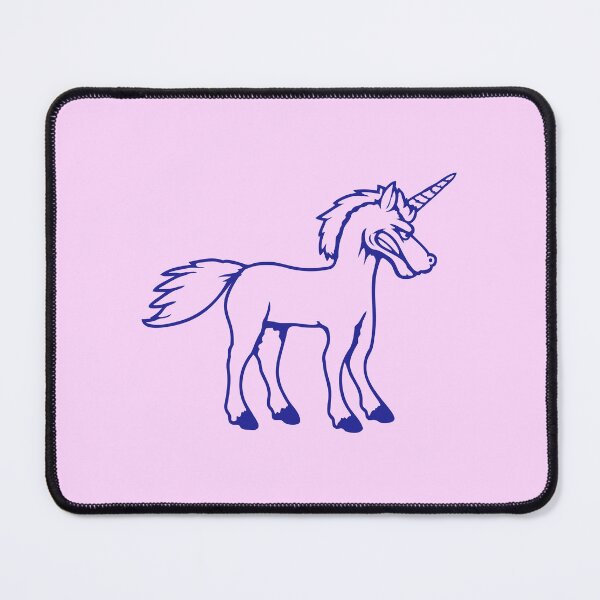 Item preview, Unicorn Angry Bad Mad Mood Attacking Teeth Grinding Evil designed and sold by shirt-o-mat.
