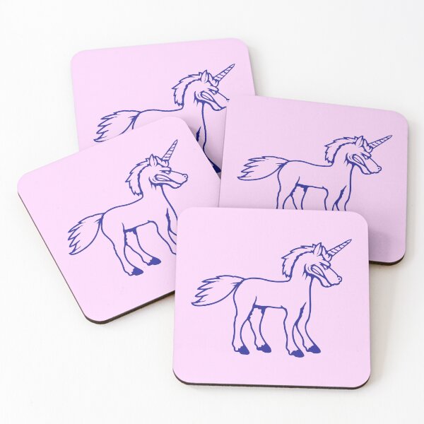Item preview, Unicorn Angry Bad Mad Mood Attacking Teeth Grinding Evil designed and sold by shirt-o-mat.