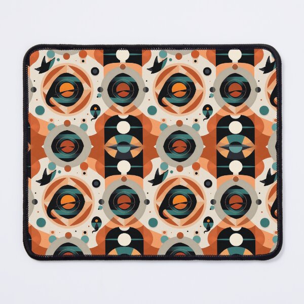 Item preview, Orbit Fractured – Planetary Cubist Pattern designed and sold by YvaineDesign.