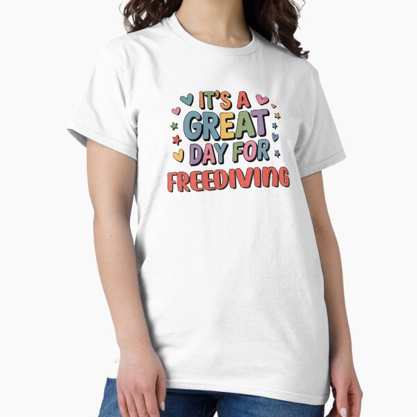 Item preview, It's a Great Day for Freediving - Funny Freediving Lover designed and sold by Watsonarts.