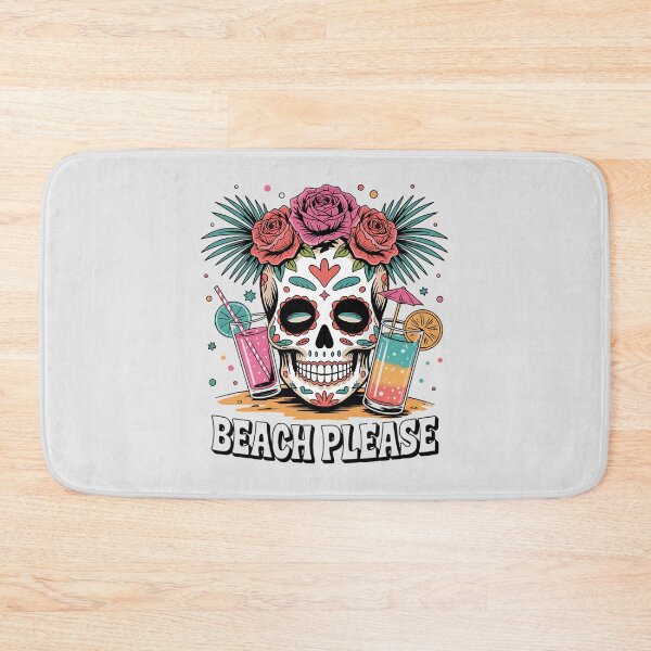 Item preview, Beach Please - Funny Skeleton Summer Vacation Shirt designed and sold by Tmino-design.