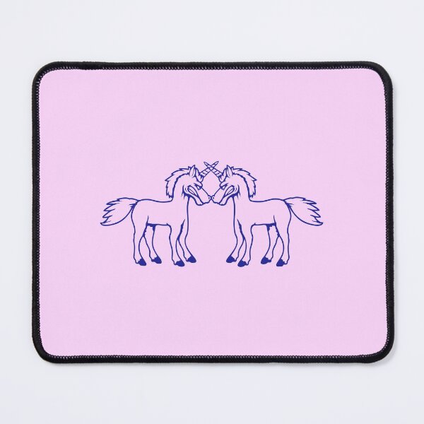 Item preview, 2 Unicorn Angry Bad Mad Enemies Attacking Teeth Grinding Fight designed and sold by shirt-o-mat.