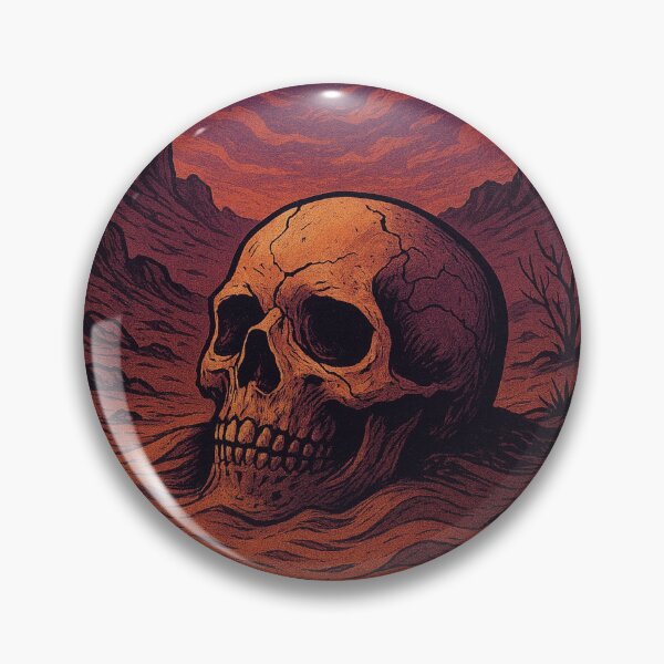 Item preview, Desert Skull Mirage – Psychedelic Rock Vibes in the Dunes designed and sold by love3617.