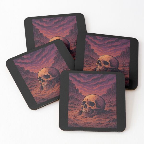 Item preview, Desert Skull Mirage – Psychedelic Rock Vibes in the Dunes designed and sold by love3617.