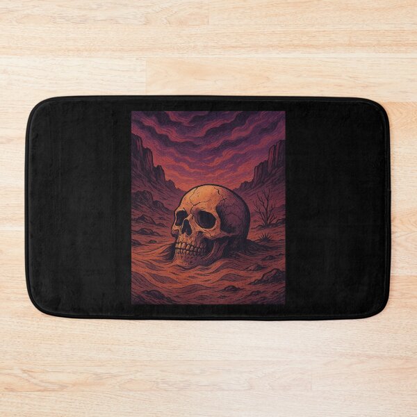 Item preview, Desert Skull Mirage – Psychedelic Rock Vibes in the Dunes designed and sold by love3617.