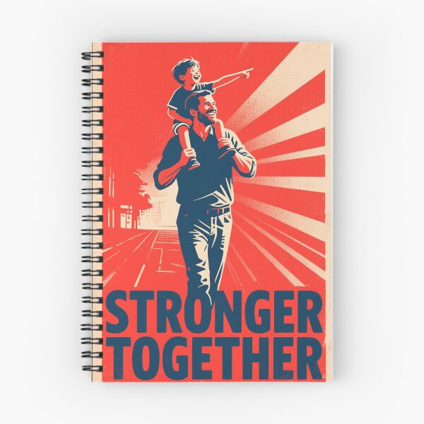 Item preview, Father and Child – Stronger Together Hope Style Art designed and sold by HoopeStylee.