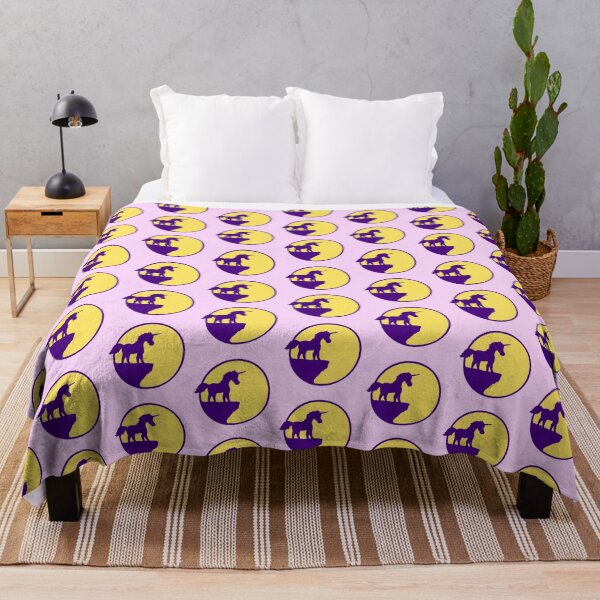Item preview, Unicorn Cliff Moon Round Silhouette Night Sun Cool designed and sold by shirt-o-mat.