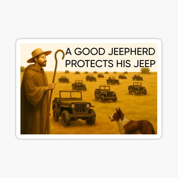 Item preview, Jeep herder designed and sold by LONEBooks.