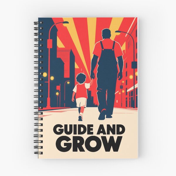 Item preview, Hope Style Father Teaching Child – Guide and Grow designed and sold by HoopeStylee.