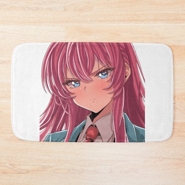 Item preview, Angry Red-Haired Anime Girl – Beautiful Fiery Expression designed and sold by AirForceTuan.