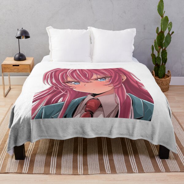 Item preview, Angry Red-Haired Anime Girl – Beautiful Fiery Expression designed and sold by AirForceTuan.