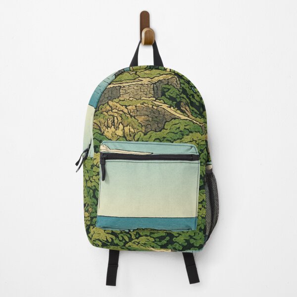 Item preview, Ancient Ruins by the Sea | Japanese Castle Cliff View - Timeless Landscape designed and sold by GEEEN.