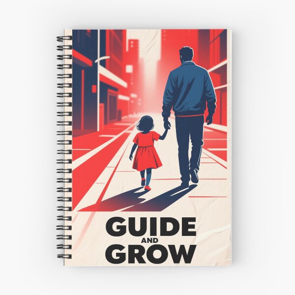 Item preview, Father and daughter – Guide and Grow designed and sold by HoopeStylee.