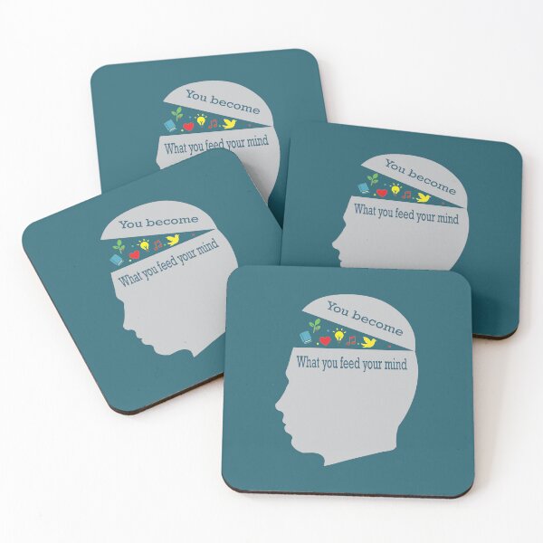 Item preview, you become what you feed your mind designed and sold by RandaPalette.