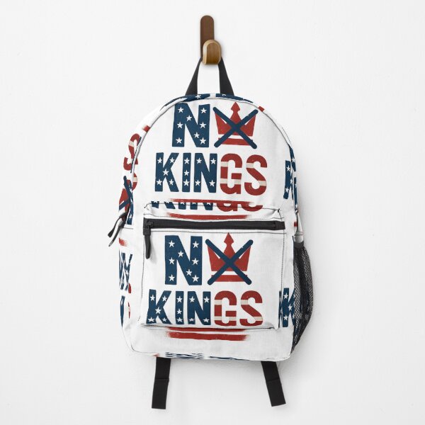 Item preview, No Kings – Patriotic American Protest Design, Anti-Monarchy Democracy Freedom Tee Shirt, USA Flag Stars & Stripes Art for Independence designed and sold by Motifai.