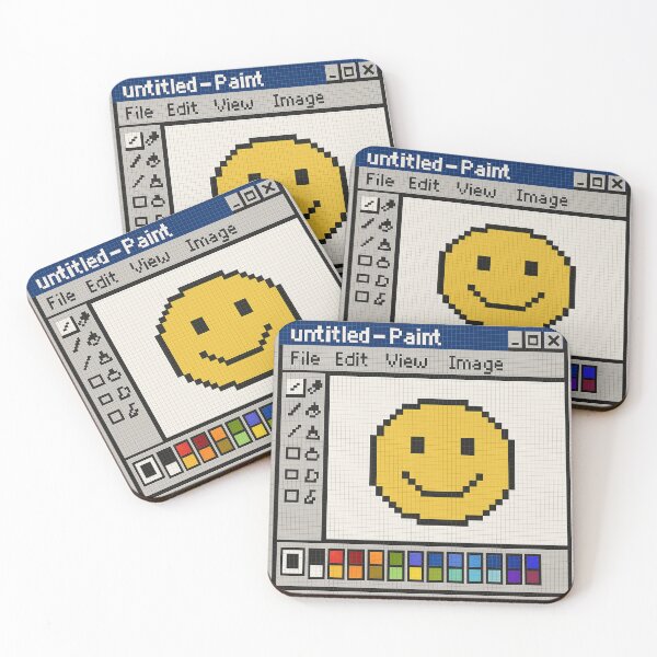 Item preview, nostalgic paint window smiley designed and sold by funkyfrogz.