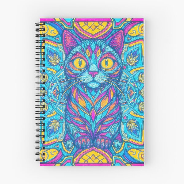 Item preview, The Art Deco Cat’s Kaleidoscope  designed and sold by LemonheadLaurasArt.