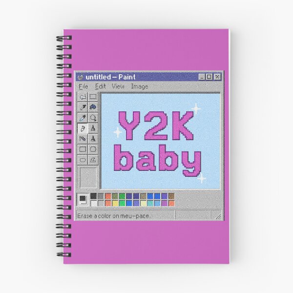 Item preview, nostalgic paint window y2k baby designed and sold by funkyfrogz.