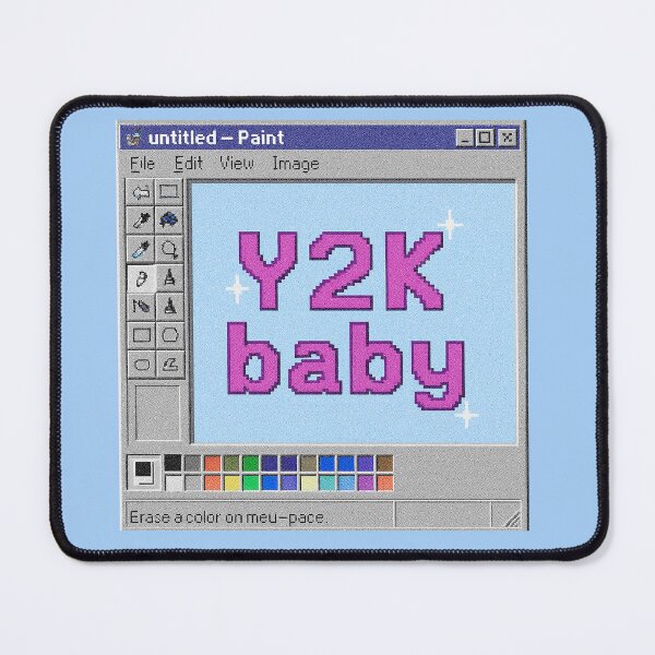Item preview, nostalgic paint window y2k baby designed and sold by funkyfrogz.