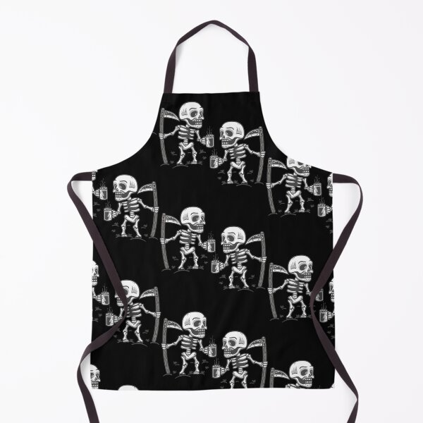 Item preview, halloween scary grim reaper skeleton coffee  designed and sold by Gossip Rag.