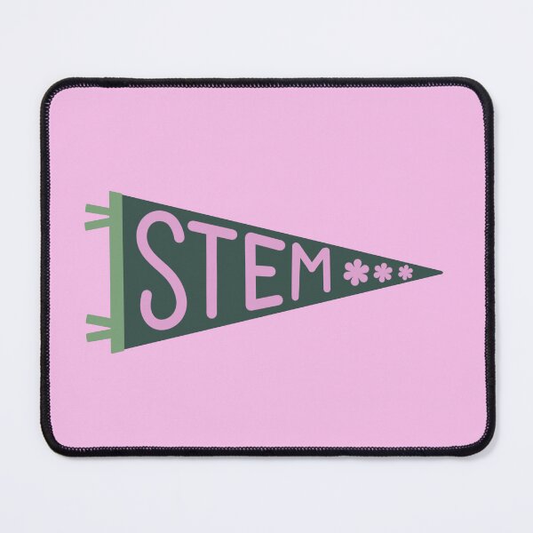Item preview, STEM Science Technology Engineering Mathematics Pennant Flag Trendy Preppy Eclectic designed and sold by libscreates.