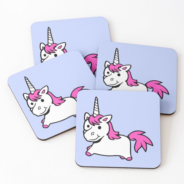 Item preview, Unicorn Cute Running Fabulous Mythical Horn Horse Comic designed and sold by shirt-o-mat.