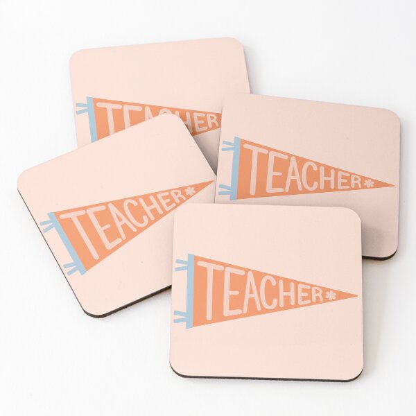 Item preview, Teacher School Educator Pennant Flag Trendy Preppy Eclectic designed and sold by libscreates.