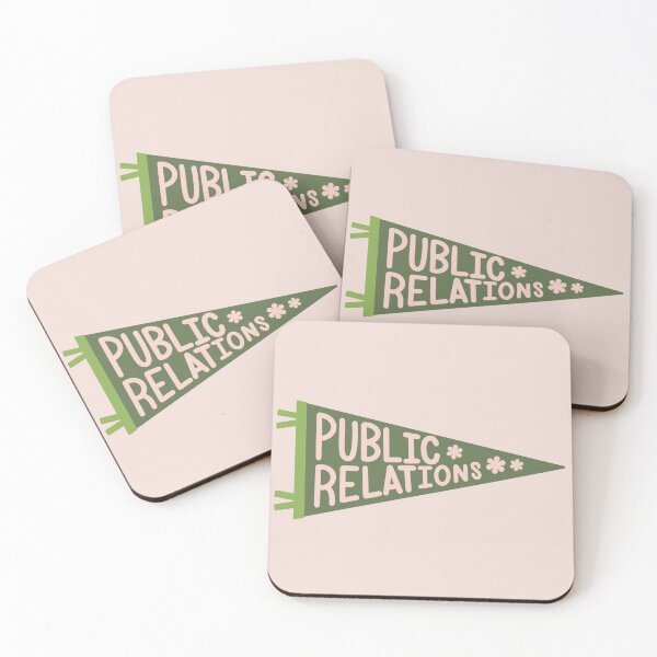 Item preview, Public Relations Pennant Flag Trendy Preppy Eclectic designed and sold by libscreates.