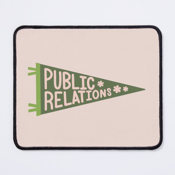 Item preview, Public Relations Pennant Flag Trendy Preppy Eclectic designed and sold by libscreates.