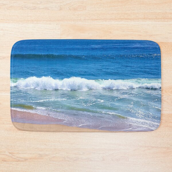Item preview, Waves Breaking in Sunlight – Coastal Motion Print designed and sold by Hanna Mavi Studio .