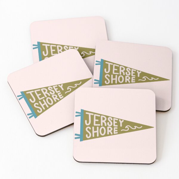 Item preview, New Jersey Beaches Shore Sand Sea Pennant Flag Preppy Eclectic Trendy  designed and sold by libscreates.