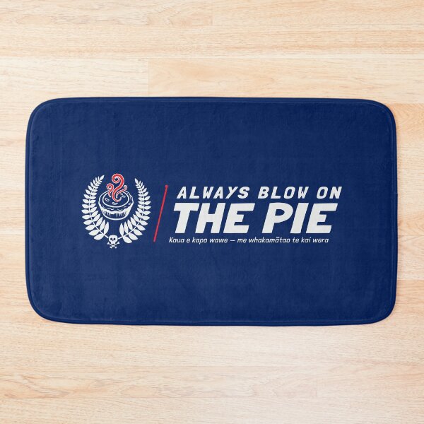 Item preview, Always Blow on the Pie – NZ Satire designed and sold by grimpicture.