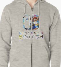 Nintendo Switch Logo Zipped Hoodie