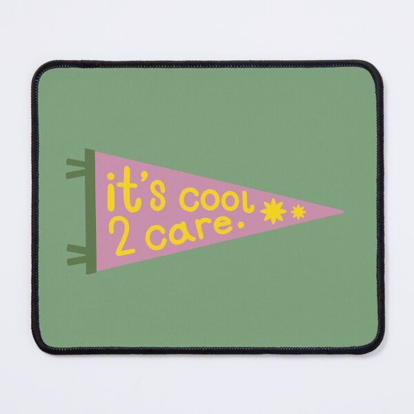 Item preview, It’s Cool To Care Pennant Flag Eclectic Summer Aesthetic Preppy designed and sold by libscreates.