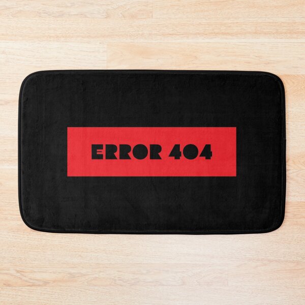 Item preview, Error 404 Page Not Found Glitch Warning Design designed and sold by ISH.