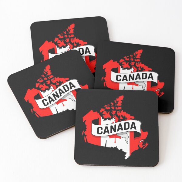 Item preview, Canada Flag Map designed and sold by Paper Drip.