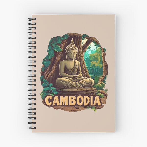 Item preview, Cambodia – Buddha & Jungle Temple Serenity designed and sold by Myra365Art.