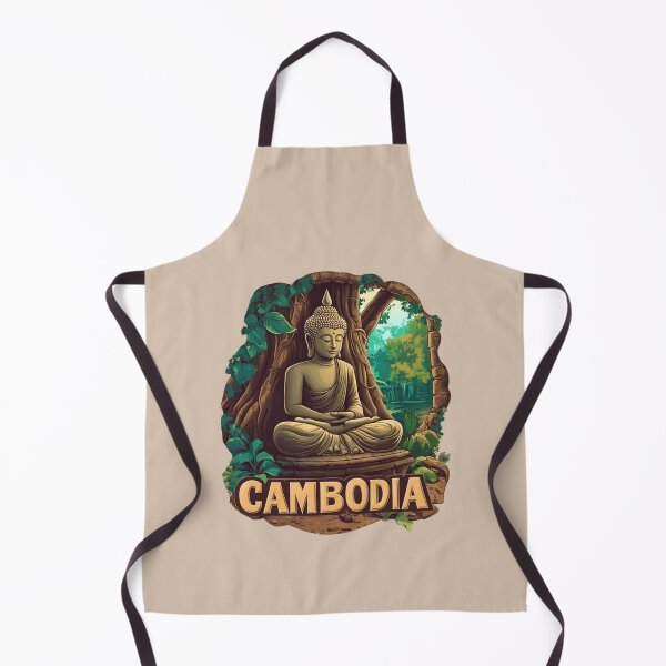 Item preview, Cambodia – Buddha & Jungle Temple Serenity designed and sold by Myra365Art.
