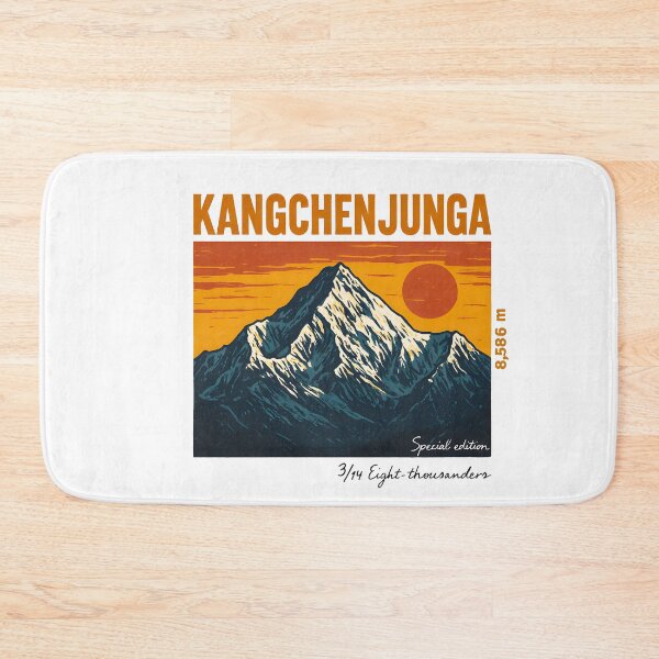 Item preview, Mount Kanchenjunga - Vintage Mountain Print designed and sold by Masha_D.