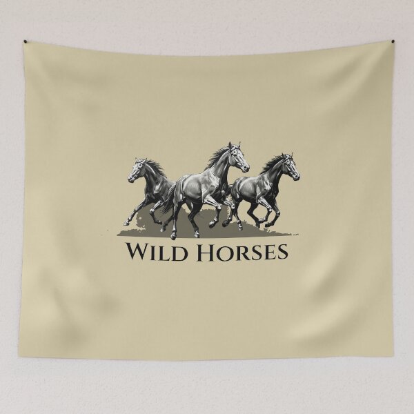 Item preview, Wild Horses Running Free Art designed and sold by KiwiRider.