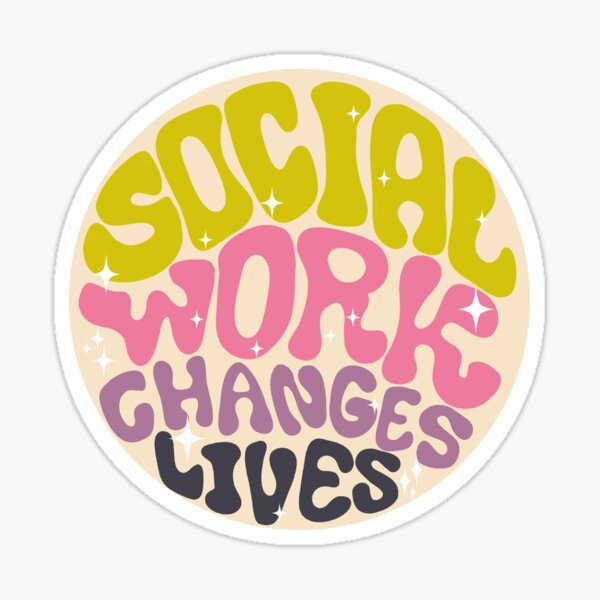 Item preview, Social Work Changes Lives Human Services Rights Quote designed and sold by libscreates.