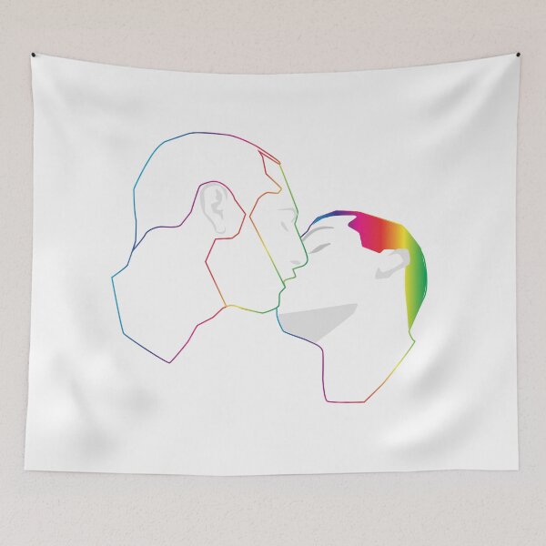 Item preview, Rainbow Kiss designed and sold by Adam Hypki Design.