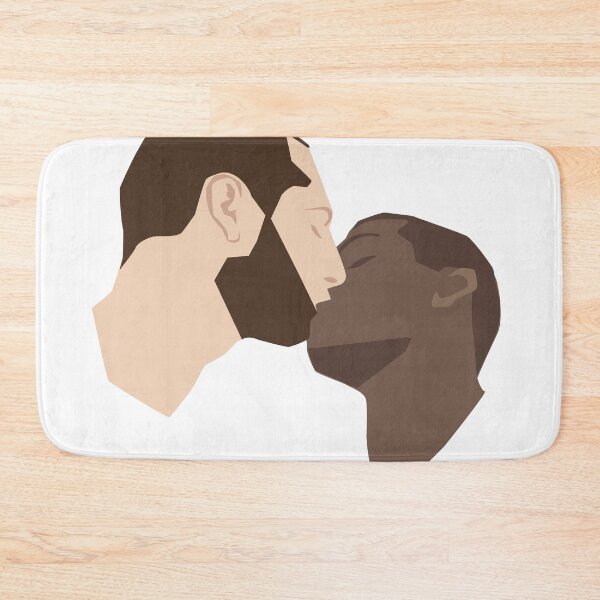 Item preview, Gay Kiss in Black and White designed and sold by Adam Hypki Design.