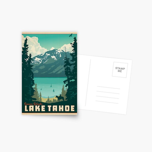 Item preview, lake tahoe vintage decal designed and sold by Claire Dougherty.