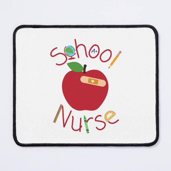 Item preview, Whimsical School Nurse Apple Design designed and sold by MedMindCreation.