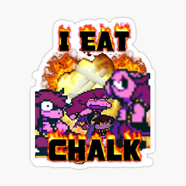 Artikel-Vorschau von Ich esse Kreide, Susie Deltarune, designt und verkauft von staticshops.