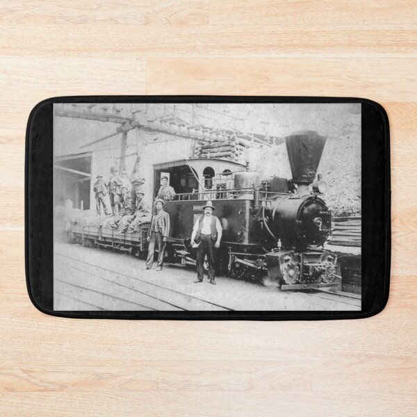 Item preview, Tasmanian Steam Train Crew - Magnet Station 1900s designed and sold by taspaul.